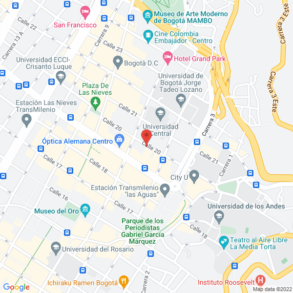 Mapa de Agencia De Viajes Y Turismo Cielos Abiertos Ltda