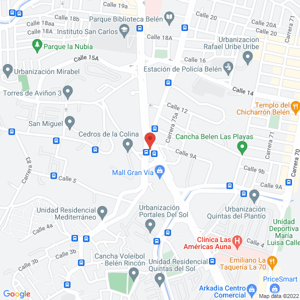 Mapa de Agencia Internacional Martens S.A.