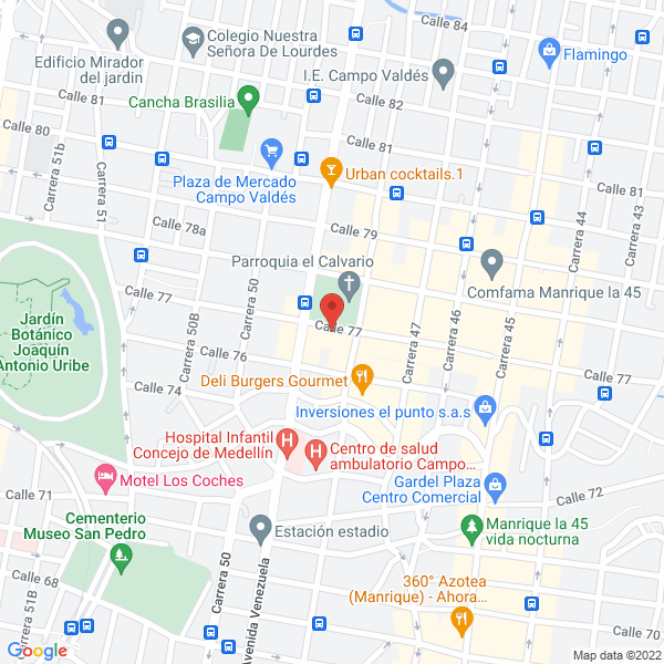 Mapa de Agencia Julio A. Serna A.