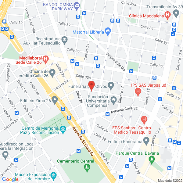 Mapa de Agencia Nacional De Seguros Andes Ltda.