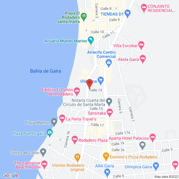 Map of Agencia Oceánica S.A.S.