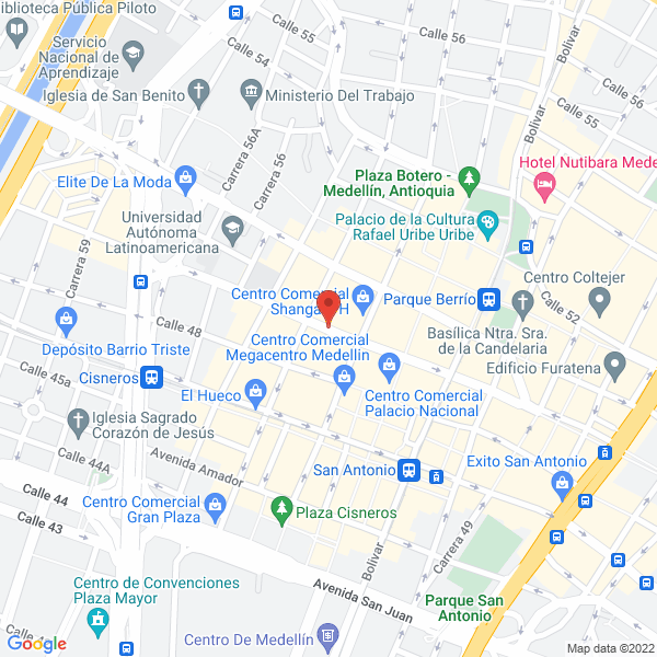 Mapa de Agencia Texticentro