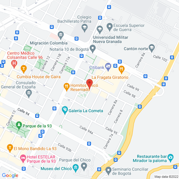Mapa de Agente De Carga Intralogistics S.A.S.