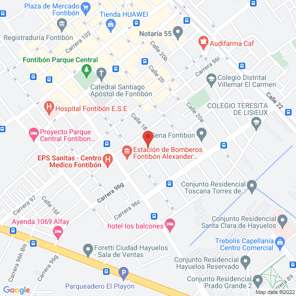 Mapa de Agrúcola Valeriano S.A.S.