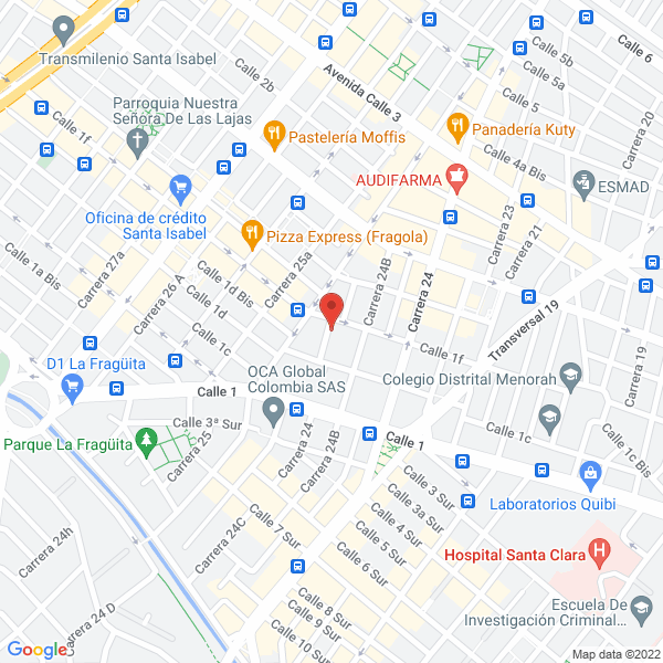 Mapa de Agycris Ltda.