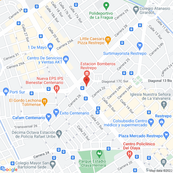 Mapa de Alborada Editores Ltda.