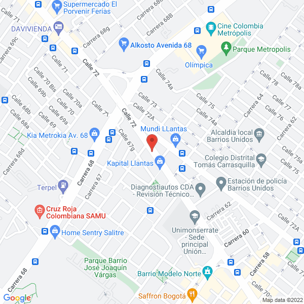 Mapa de Aldemotor