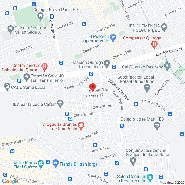 Mapa de Aleandes