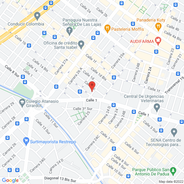 Mapa de Alfamediaweb S.A.S.