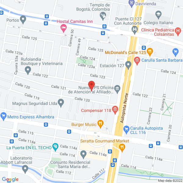 Mapa de Alfemo Ltda.
