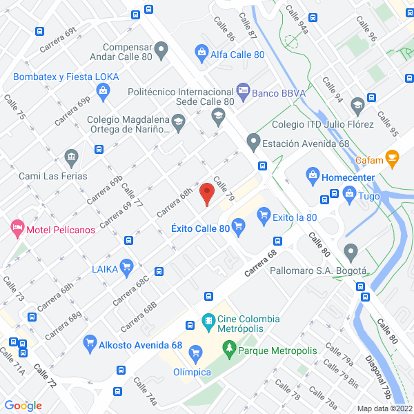 Mapa de Alfer Lienzos Y Caballetes Ltda.