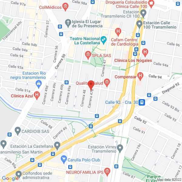 Mapa de Bioquilab Ltda.