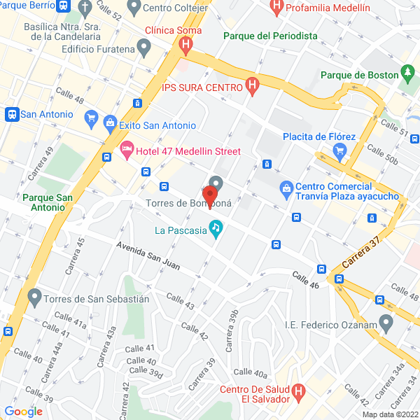 Mapa de Arrendamientos Alnago