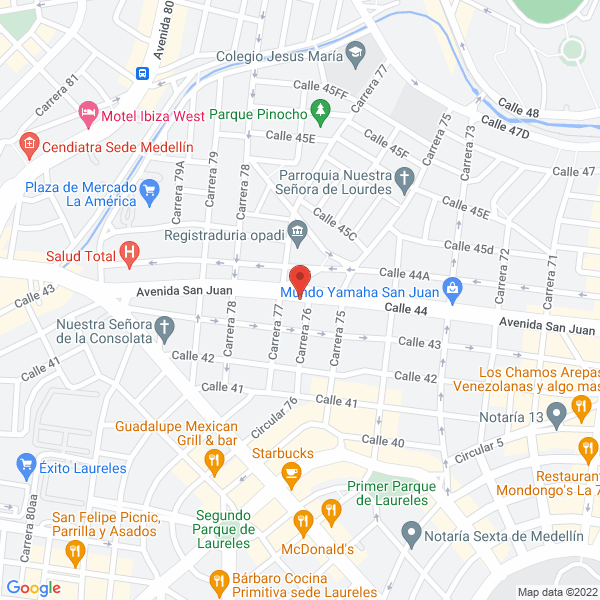 Mapa de Arrendamientos Su Bien Ltda