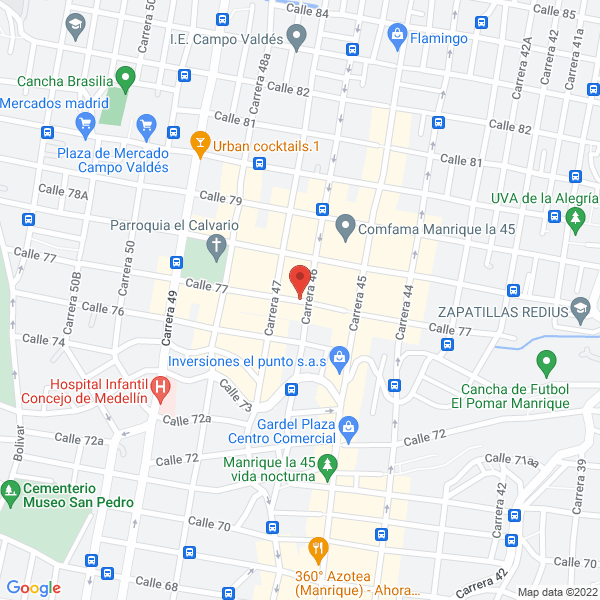Mapa de Arroz Flamenco