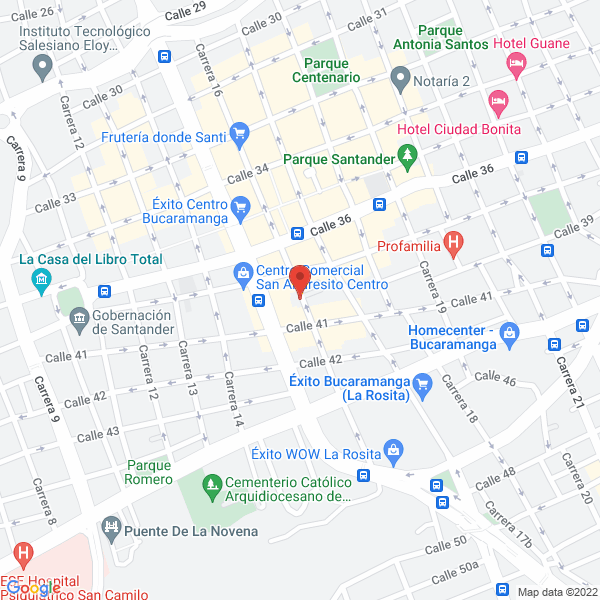 Map of Arte Creativo