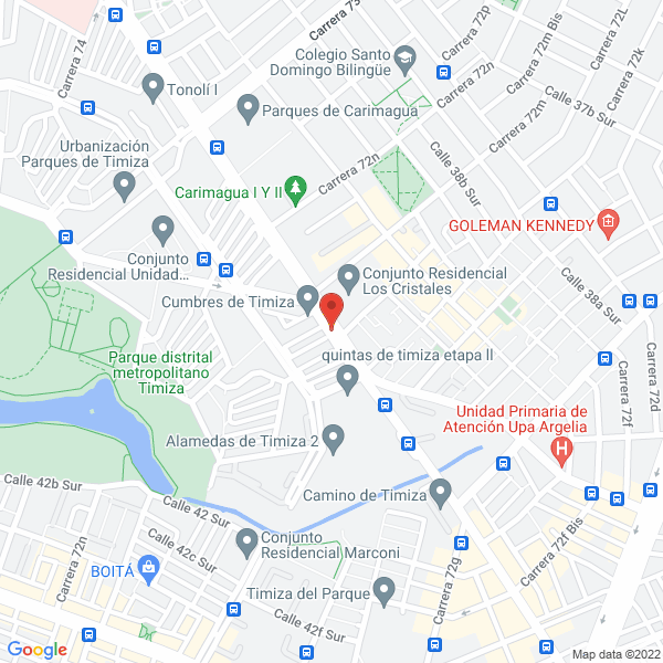 Mapa de Asadero Brasas De Timiza