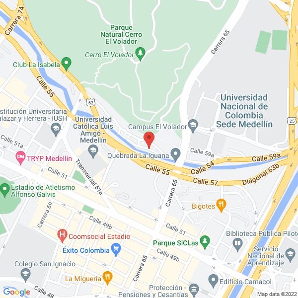 Mapa de Bambalín Recreaciones