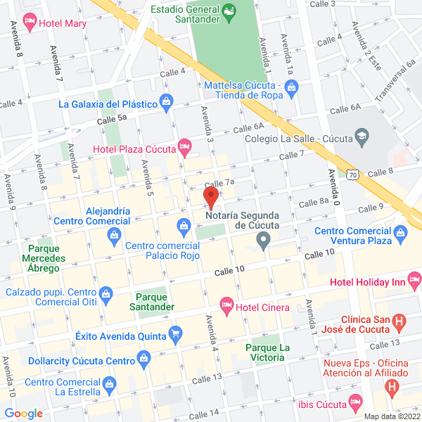 Map of Banda Papayera Polo Colmenares