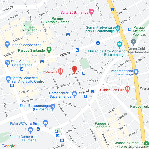Map of Distribuidora De Vehículos Automotores Ltda.