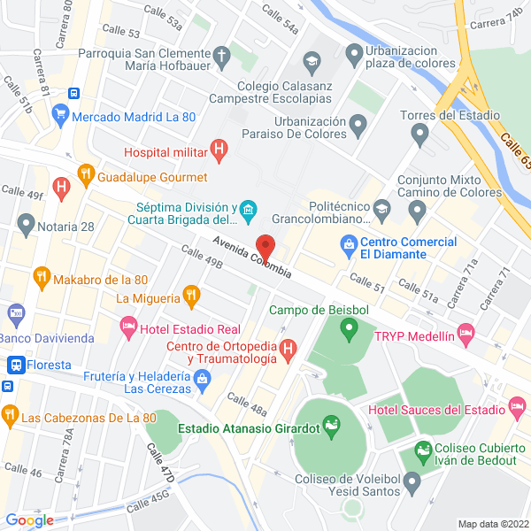 Mapa de Boutique Alquimia