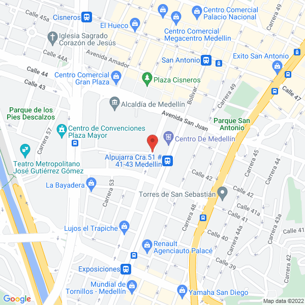 Mapa de Boutique Marya Alejandra