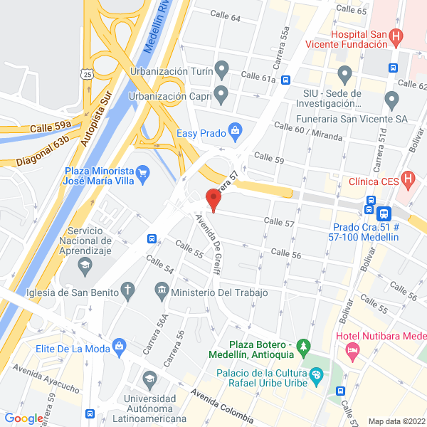 Mapa de Bralco
