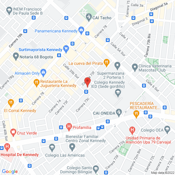 Mapa de Asadero Papi Quiero Pollo