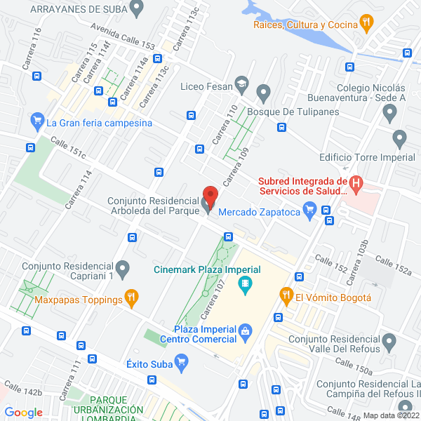 Mapa de Aseo Plaffur S.A.S.