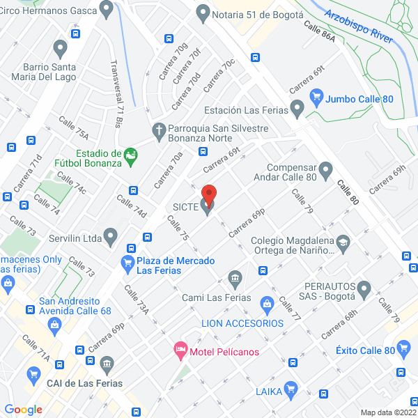 Mapa de Asercounting S.A.S.