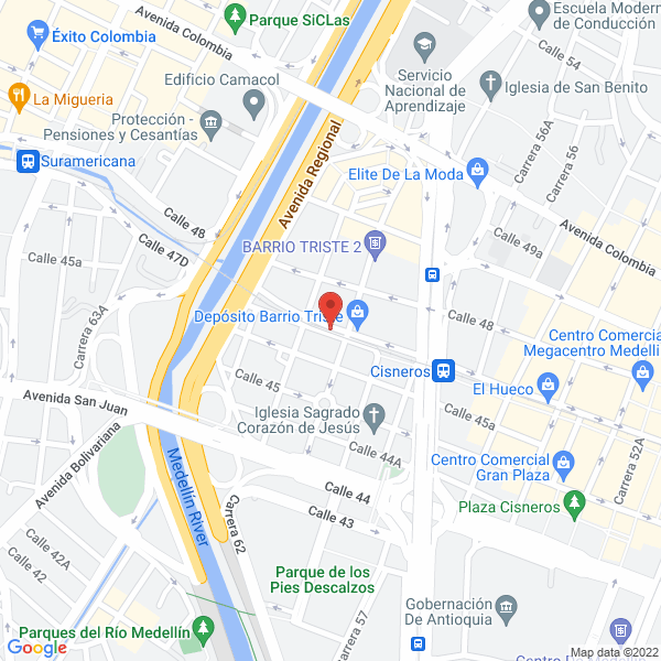 Mapa de Aserrios El Caobo