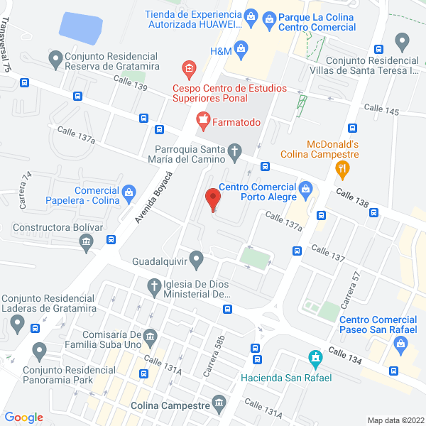 Mapa de Asescorm Asesoría Profesional Integral Sas
