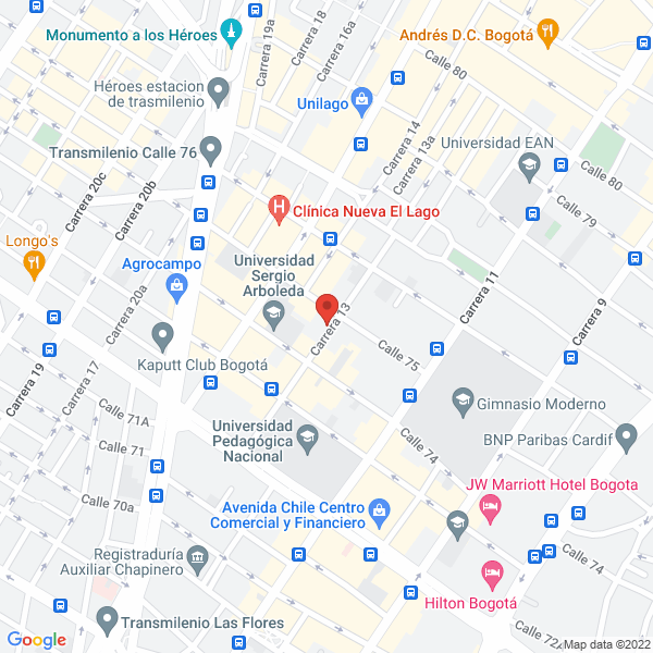 Mapa de Asesorías Integrales En Construcción S.A.S.
