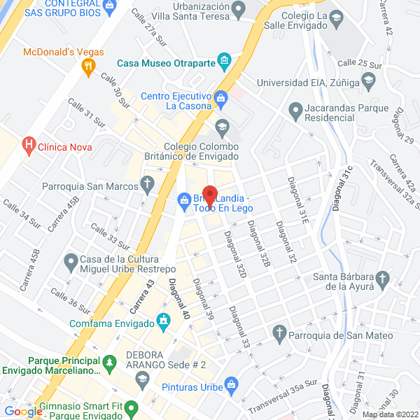 Mapa de Aquamiel Spa