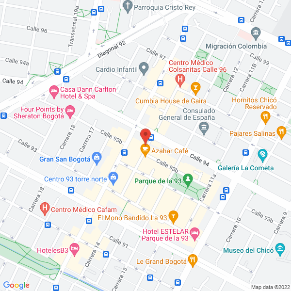 Mapa de C Y Tt Ltda.