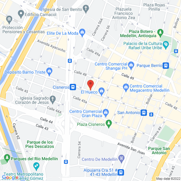 Mapa de C.I. Ferroeléctricos Zona Libre S.A.