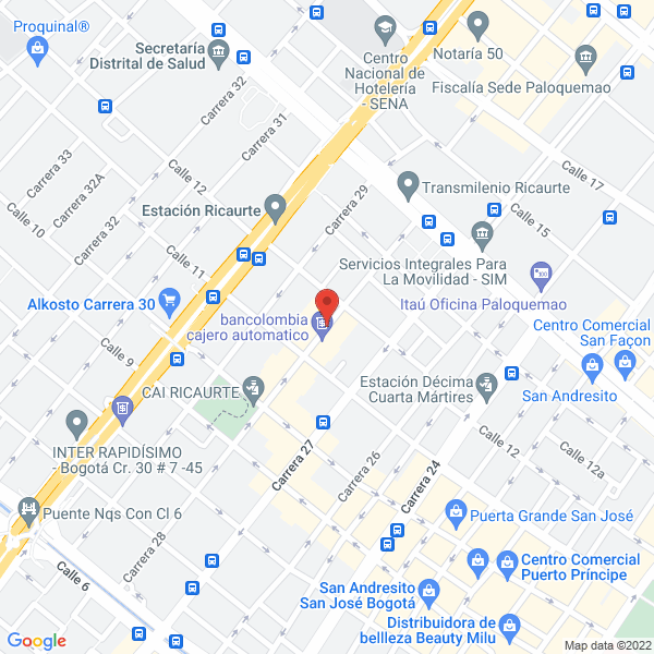 Mapa de C. B. C...M