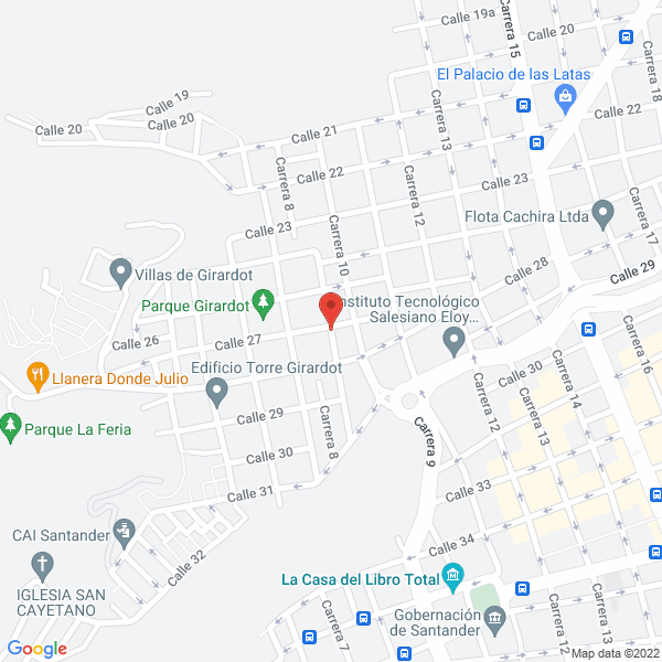Map of C.G.R.Ingeniería