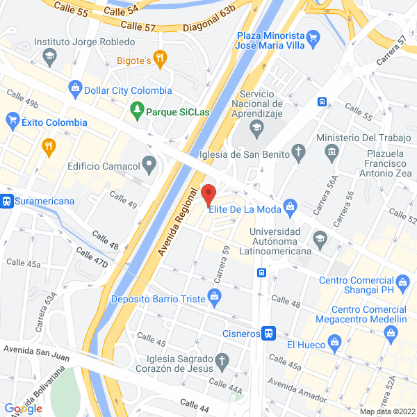 Mapa de C.I Confección Profecional Sas