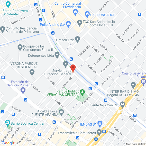 Mapa de C.I. Importex S.A.