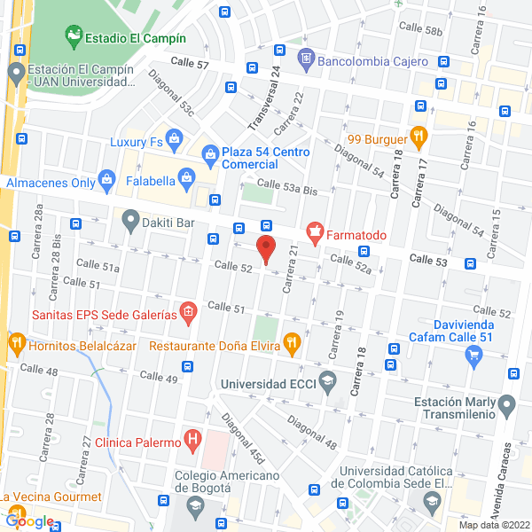 Mapa de Uniformes Industriales Ropa Y Calzado Quinlop S.A.