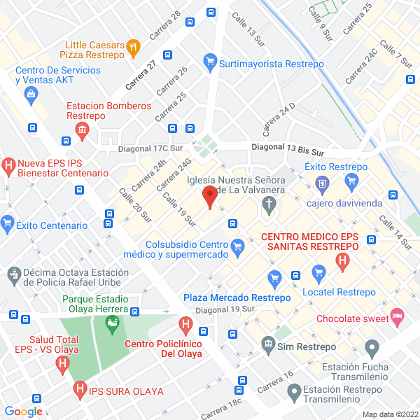 Mapa de C.I. About Leather Ltda.
