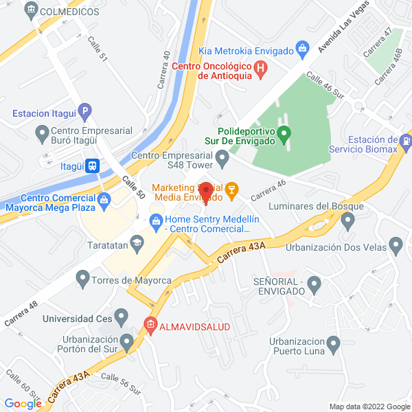 Mapa de C.I. Coexmoda S.A.