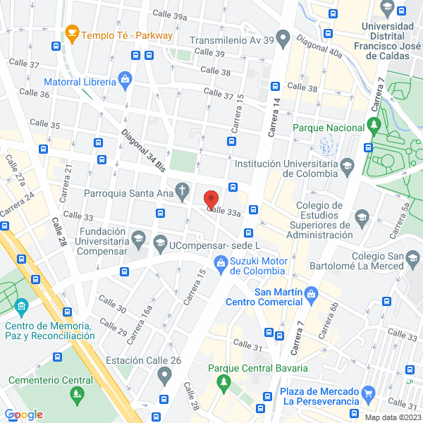 Mapa de Arreglos Florales Rubiela Andrade Diseñadora