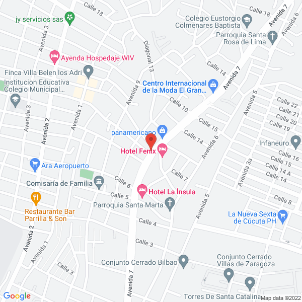 Map of Arrendadora Cúcuta