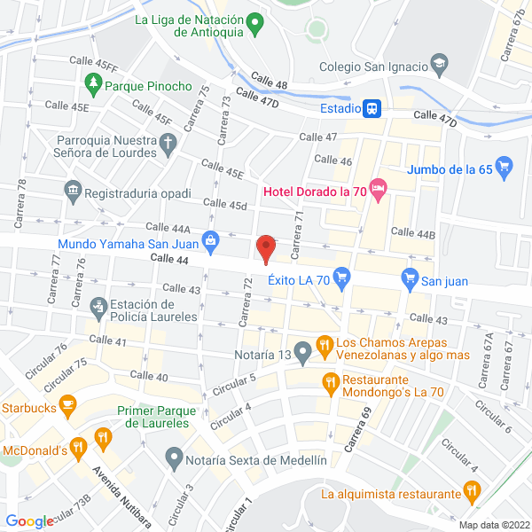 Mapa de Arrendamientos Maxibienes Ltda.