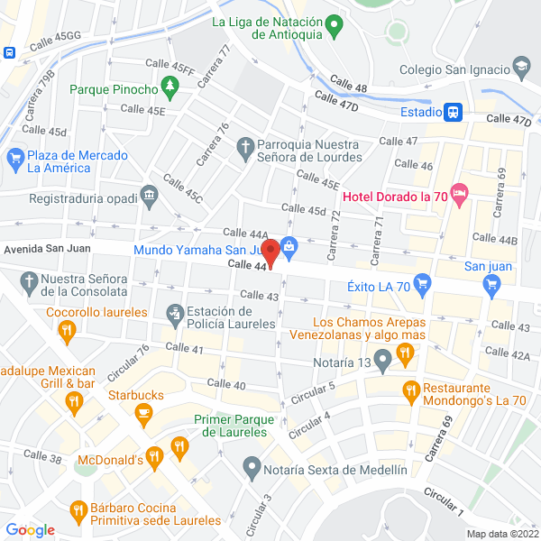 Mapa de Arrendamientos Montemar S.A.S.