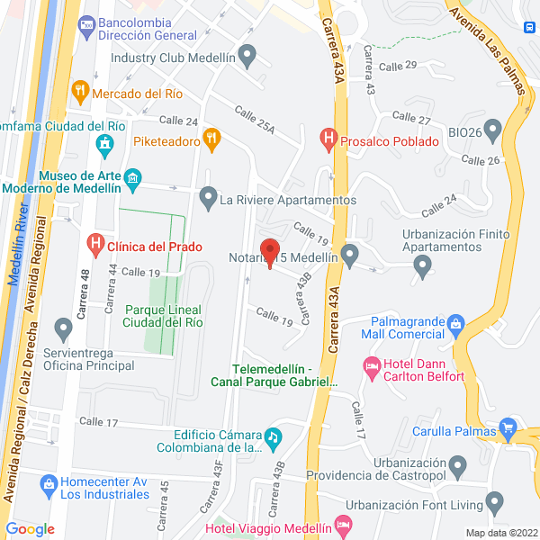 Mapa de Arthros Centro De Fisioterapia