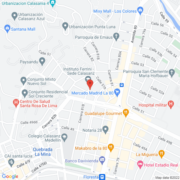 Mapa de Artilux