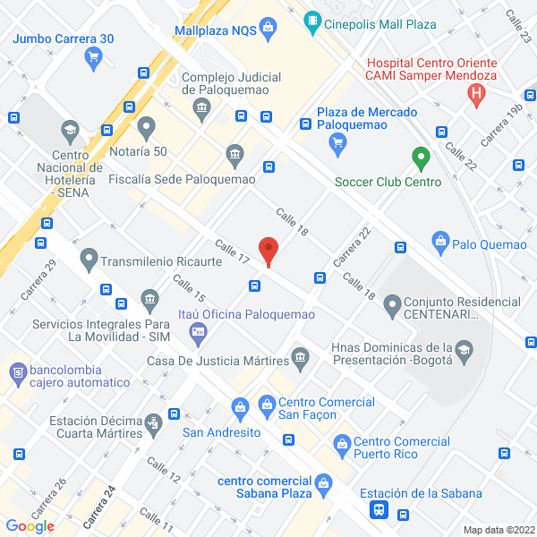 Mapa de Artimfer S.A.S.